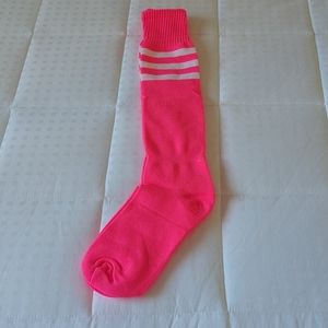 Pinkish peach-ish knee high sport socks